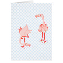 Flamenco Nosey Tarjeta