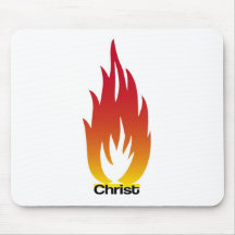 Flamme de Cristo Tapetes De Ratón