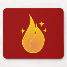 Flamme Funken flame sparks Mauspads