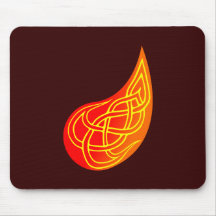 Flamme Knoten flame knots Mauspads