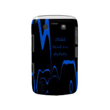 Flash del azul de la caja de Blackberry Blackberry Protectores