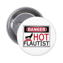 Flautista caliente pins