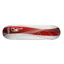 Flecha roja del remolino monopatin personalizado