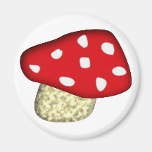 Fliegenpilz toadstool kühlschrankmagnet