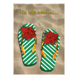 Flips-flopes del fiesta de Navidad Anuncios Personalizados
