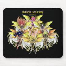 Floira y los generales (Mousepad negro) Tapetes De Ratones