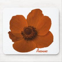 Flor adaptable Mousepad de la anémona de Brown
