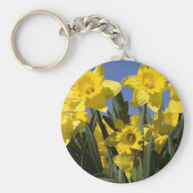 flor amarilla llavero personalizado
