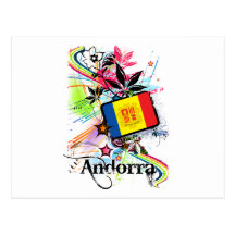 Flor Andorra Postal