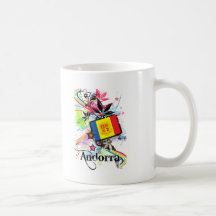 Flor Andorra Taza De Café