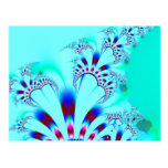 Flor · Arte del fractal · Turquesa Postal