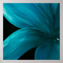 Flor azul posters