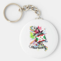 Flor Burundi Llaveros Personalizados
