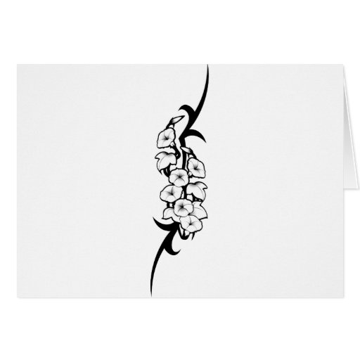 Flor de Bell tribal Tarjeta