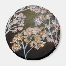 Flor de cerezo del chocolate de Brown Iman De Nevera