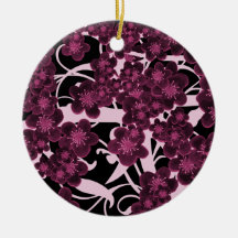 Flor de cerezo ornamentos de reyes magos