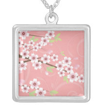 Flor de cerezo rosada suave grimpola personalizada