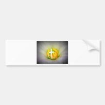 Flor de Cristo Etiqueta De Parachoque