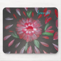 Flor de Jennifer que pinta Mousepad