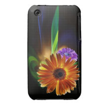 Flor de la buena suerte Case-Mate iPhone 3 cárcasas