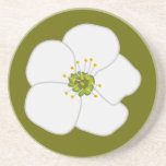 Flor de la cereza posavasos cerveza