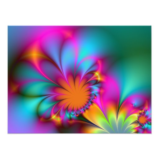 Flor de la guardería impresión fotográfica