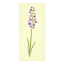 Flor de la lavanda tarjeta publicitaria
