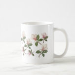 Flor de la magnolia del vintage floral.  Obra clás Tazas