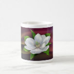 Flor de la magnolia tazas de café