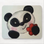Flor de la panda alfombrilla de raton
