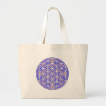 Flor de la vida (color 3) bolsa de mano