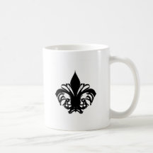 Flor de lis 10 taza