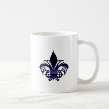 Flor de lis 8 taza