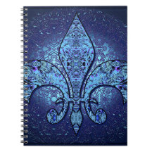 Flor-De-Lis, escudo, flor Libreta