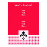 Flor de lis linda invitaciones personales 