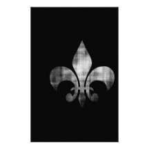 Flor de lis papelería de diseño