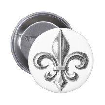 Flor de lis pins