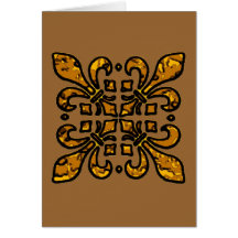 Flor de lis tarjeta