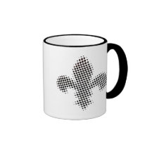 Flor de lis taza