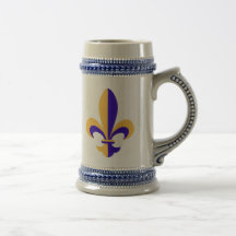 Flor de lis taza