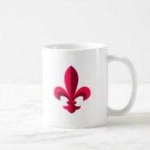 Flor de lis taza
