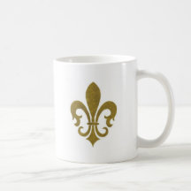 FLOR DE LIS TAZA DE CAFÉ