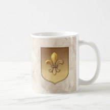 Flor de lis taza de café