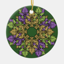 Flor de lis tres ornamentos de reyes