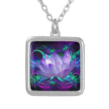 Flor de loto púrpura y su significado collares personalizados