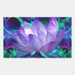 Flor de loto púrpura y su significado rectangular altavoces