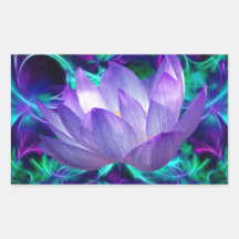Flor de loto púrpura y su significado rectangular altavoces