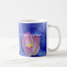 Flor de loto sincera taza