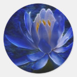 Flor de Lotus y su significado Pegatinas Redondas