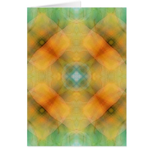 Flor de oro abstracta tarjeton